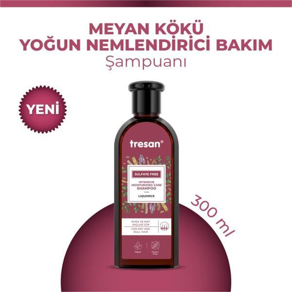 Tresan Meyan Kökü Yoğun Nemlendirici Sülfatsız Bakım Şampuanı 300 ml - Image 1