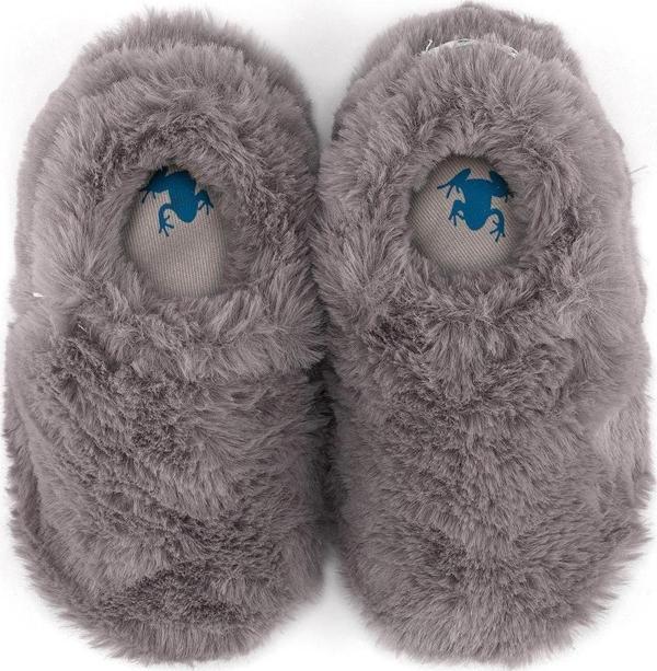 Furry Furry Gri Kürk Barefoot Patik (Hediye Seti) - Image 1