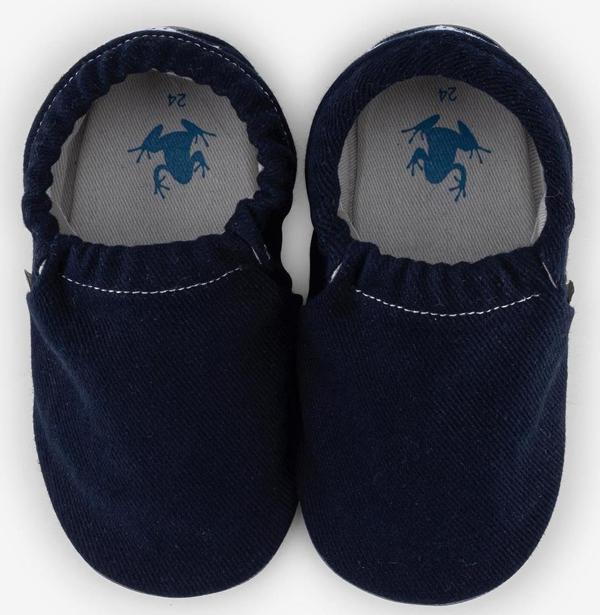 Recycled Canvas Hyper Eco Lacivert Barefoot Patik - Image 1