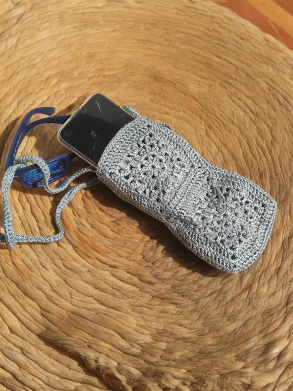 Zadya Collection Örme Kadın Çantası Bej - Image 1