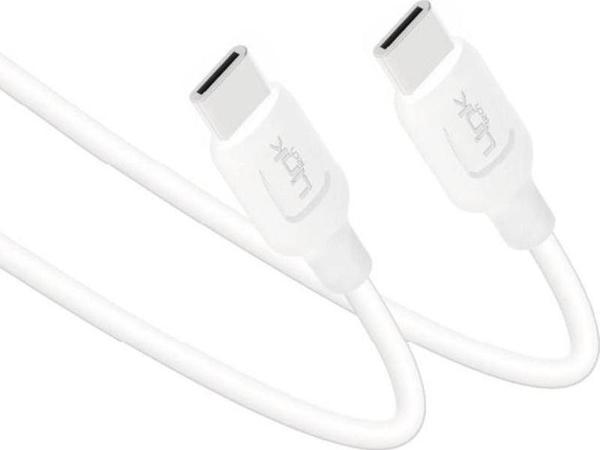 Linktech K451 Strong 60W Type-C - Type-C Data/Şarj Kablosu 1mt Beyaz - Image 1
