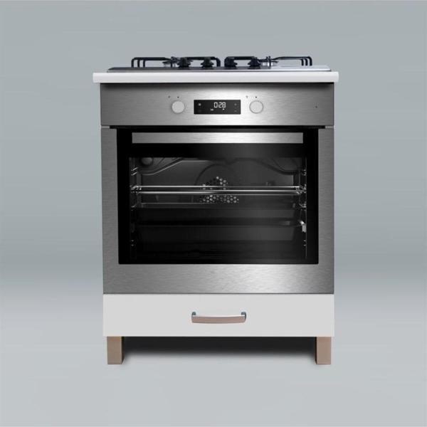 Fly Mobilya Beyaz Universal Ankastre Modülü Mutfak Ankastre Modül Dolabı - Image 1