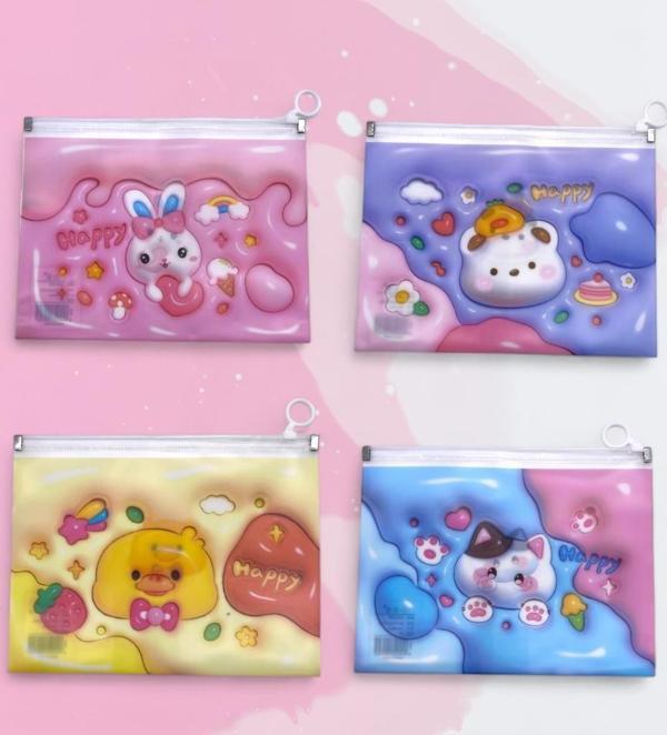 Unick Color 3D Happy Animal A5 Kilitli Dosya 1 Adet - Image 1