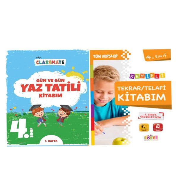 4. Sınıf Gün Ve Gün Yaz Tatili Kitabım Ve Telafi Tekrar Kitabım - 5 Renk Yayınları - Image 1