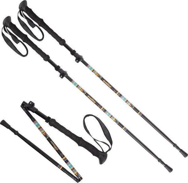 Evolite Compact Micro Quick-Lock Trekking Batonu - Image 1