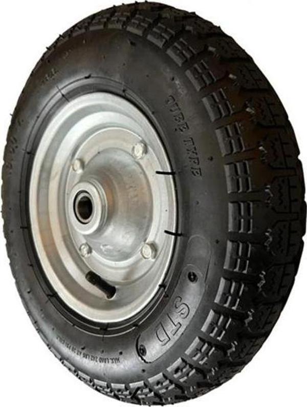 Std Şişme El Arabası Tekeri Metal Jant 1mm 3,5-7-4 PR 970851800 - Image 1