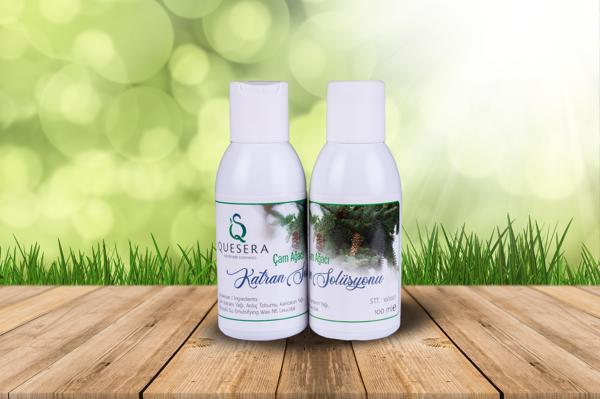 Quesera Doğal Ardıç/Çam Ağacı Katran Solüsyonu Saç Serumu El Yapımı Doğala Özdeş 100 ml. - Image 1