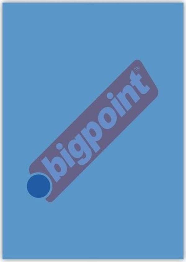 Bigpoint A4 Cilt Kapağı 150 Mikron Şeffaf Mavi 100'lü Paket - Image 1