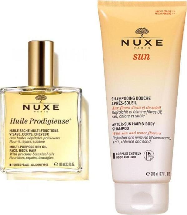 Nuxe Huile Prodigieuse Çok Amaçlı Kuru Bakım Yağı 100 Ml- Güneş Sonrası Saç Ve Vücut Şampuanı - Image 1