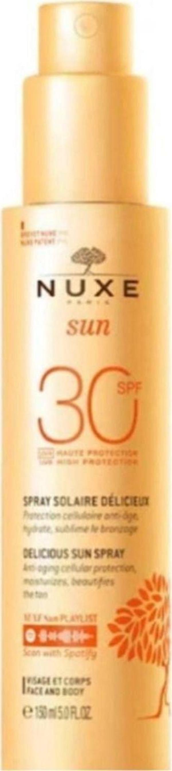 Nuxe Sun Güneş Koruyucu Yüz Ve Vücut Sütü Spf30 150 Ml - Image 1