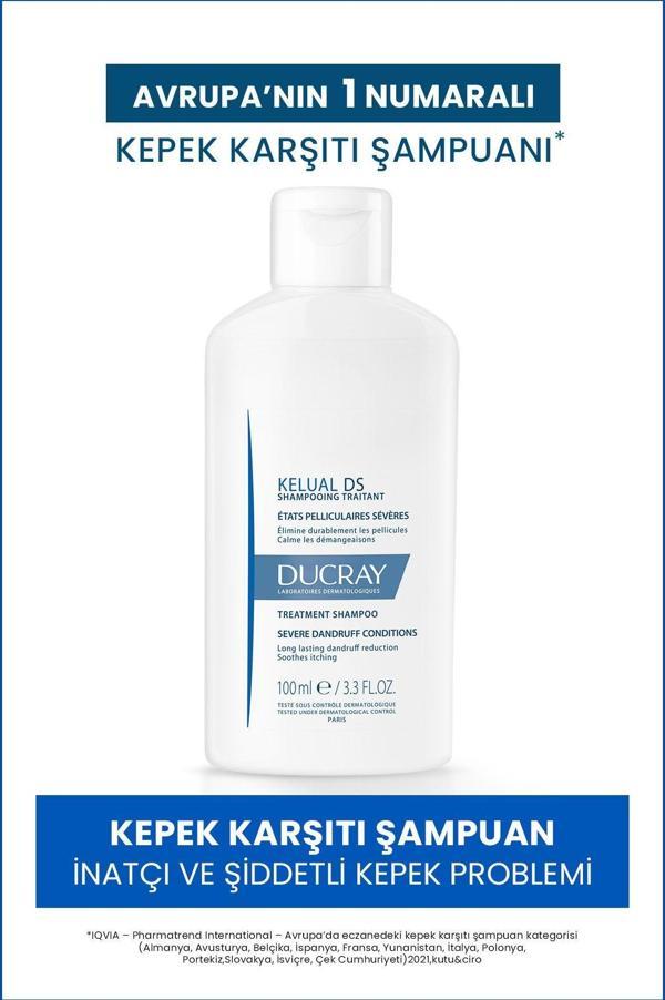 Ducray Kelual Ds Şampuan İnatçı Ve Şiddetli Kepek Karşıtı Şampuan 100Ml - Image 1