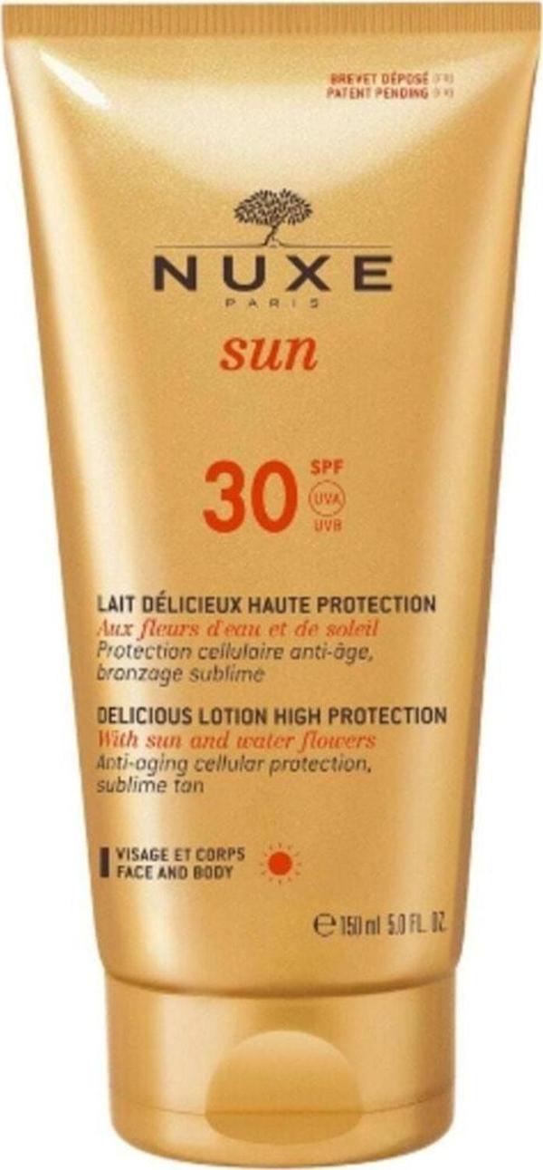 Nuxe Sun Lait Delicieux Spf 30 150 Ml Face And Body - Tinted Sunscreen Shooting146 - Image 1