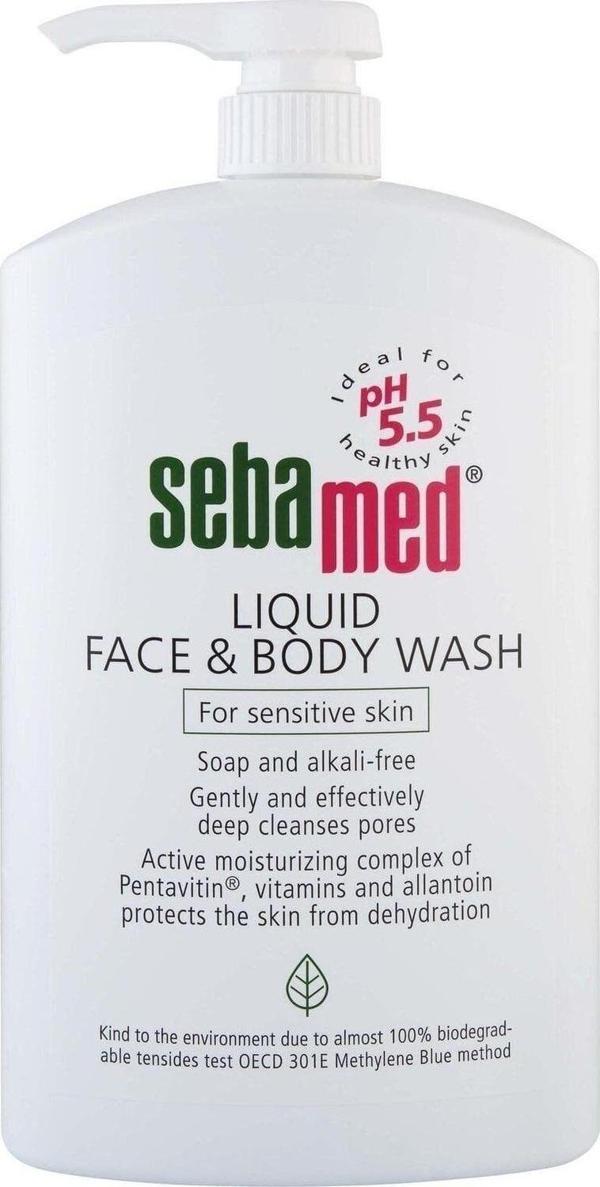 Sebamed Makyaj Için Makyaj Için Yüz & Vücut Süper Temizleyici Jel 1000 Ml - Image 1