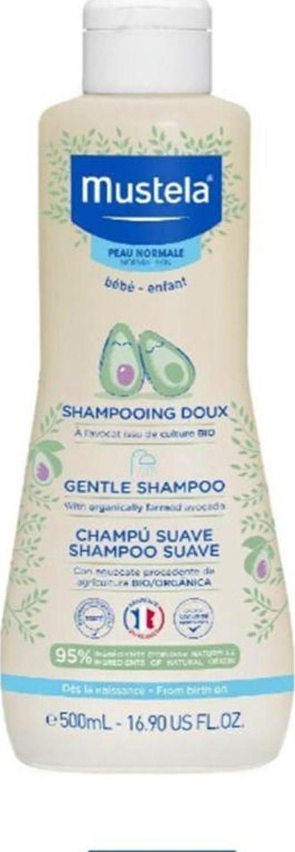 Mustela Gentle Avokado Papatya Özlü Bebek Şampuanı 500 Ml - Image 1