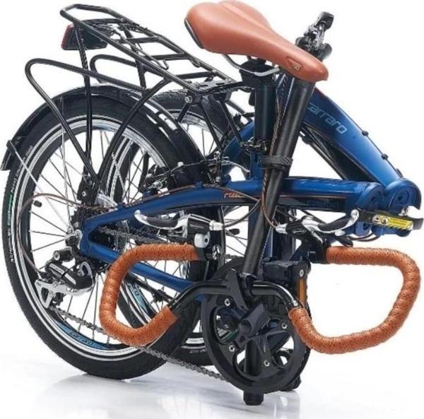 Carraro Flexi Comfort 20" Jant 32 CM 8 Vites V-Fren Katlanır Bisiklet Navy Mavi - Image 1