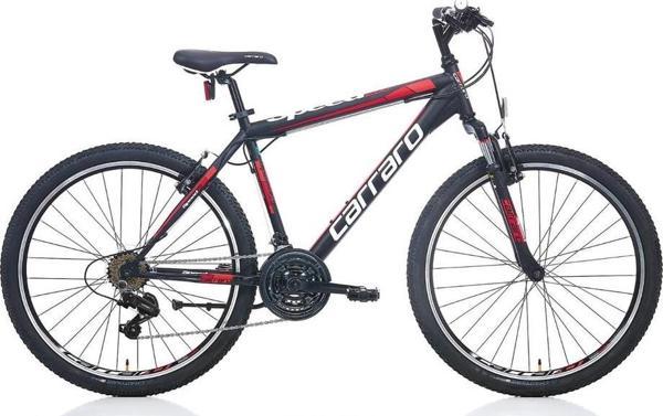 Carraro Speed 240 24" Jant 36 Cm Kadro 21 Vites V Fren Erkek Çocuk Dağ Bisikleti Siyah Kırmızı - Image 1