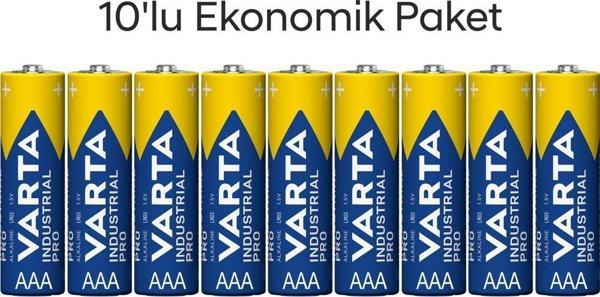 Varta Endüstriyel Pro AAA 4003  Kalem Pil 10 lu Paket - Image 1