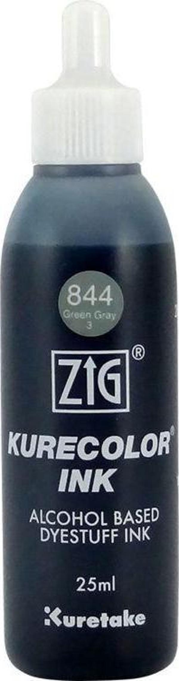 Zig Kurecolor Ink Alkol Bazlı Mürekkep 844 GREEN GRAY 3 - Image 1