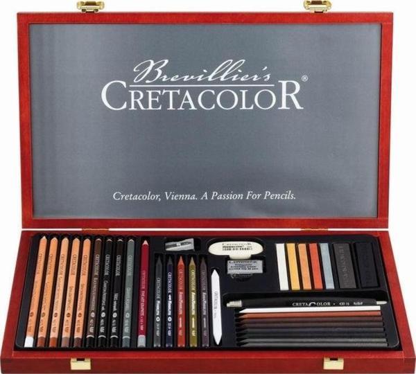 Cretacolor Ultimo Ahşap Kutulu Profesyonel Resim ve Çizim Seti (400 67) - Image 1