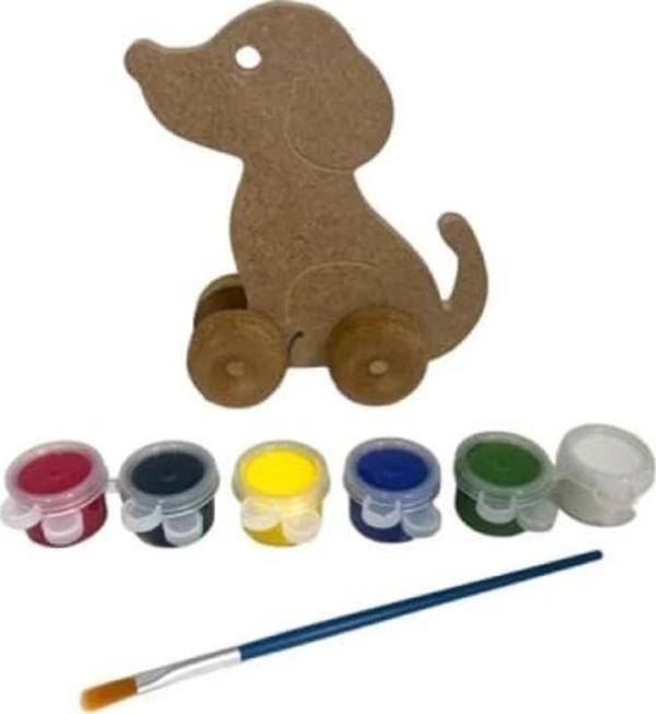 Miart Ahşap Oyuncak Boyama Seti 14 KÖPEK - Image 1