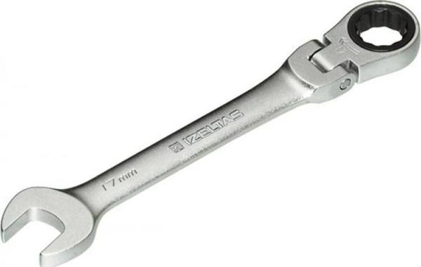İzeltaş 0345020019 Mafsallı Cırcır Kombine Anahtar 19 Mm - Image 1