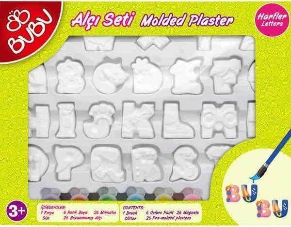 BuBu Harfler Alçı Boyama Seti - Image 1