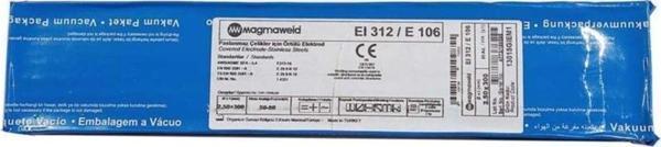 Magmaweld Magmaveld Eı 312/E 106 Paslanmaz Çelik Elektrod 2.50X300 Mm (80 Li Paket) - Image 1