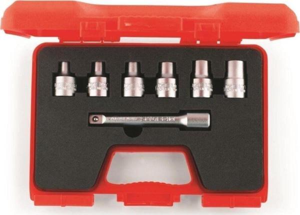 İzeltaş 1113 00 6007 1/2'' Star (Torx®) Lokma Anahtar Takımı 7 Parça - Image 1