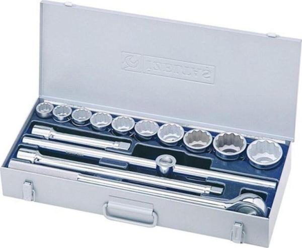 İzeltaş 3/4'' Oniki Köşe Lokma Anahtar Takımı 14 Parça - Image 1