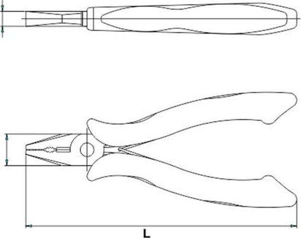 İzeltaş 125Mm Elektronikçi Pense - Image 1