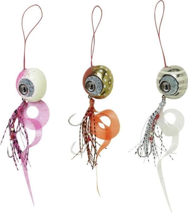 Savage Gear Cuttle Eye 135g Suni Yem Tai Rubber Silikon Jig Yemi  Orange Glow Gold - Image 1