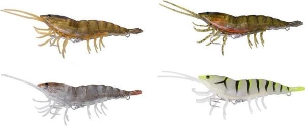 Savage Gear 3D Hybrid Shrimp 10cm 17gr S Silikon Karides Yem Olive Green Egg - Image 1