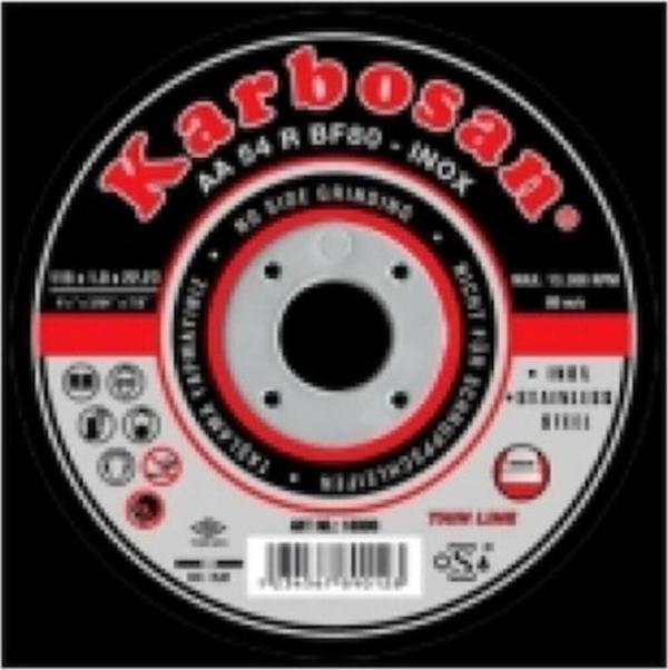 Karbosan Inox Metal Kesici Ince Taş 115 Mm 25 Adet - Image 1