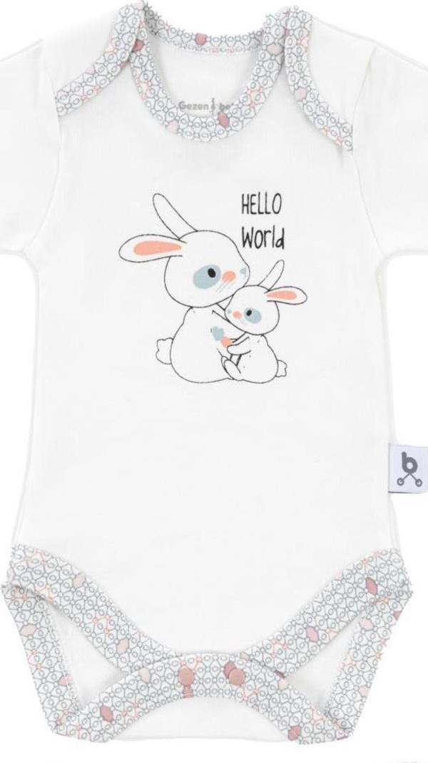 Gezenbebe Hero Bebekler İçin Kısa Kol Body Bunny - Image 1