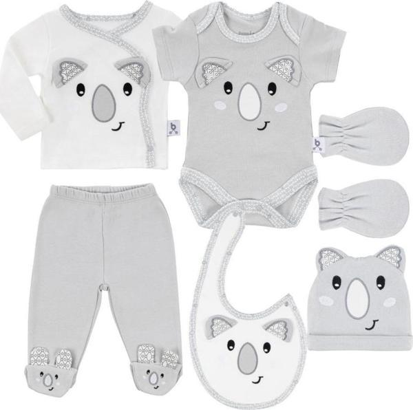 Gezenbebe Hero Bebek Hastane Çıkış Seti 6 Parça Koala - Image 1