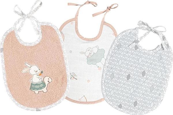 Gezenbebe Hero 3'lü Yenidoğan Bebek Önlük Seti Bunny - Image 1