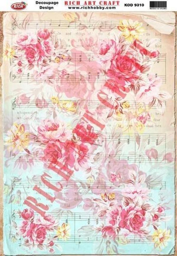 Rich Dekopaj Kağıdı 33x48 cm. 9310 - Image 1