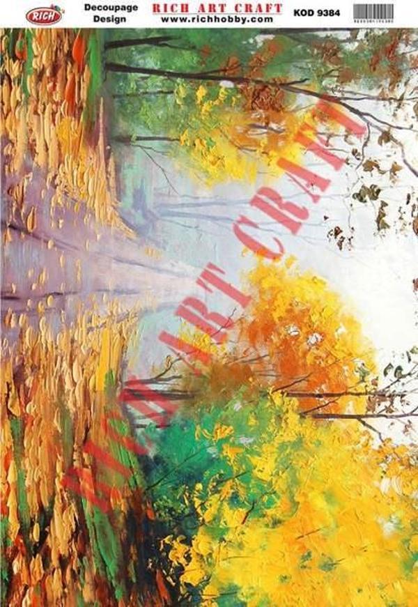 Rich Dekopaj Kağıdı 33x48 cm. 9384 - Image 1