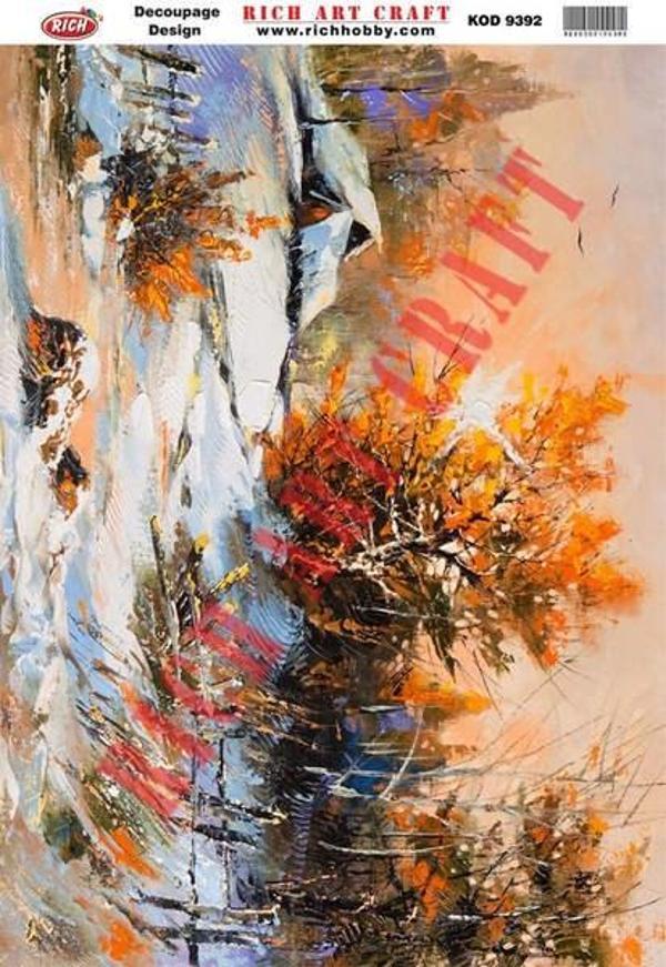 Rich Dekopaj Kağıdı 33x48 cm. 9392 - Image 1