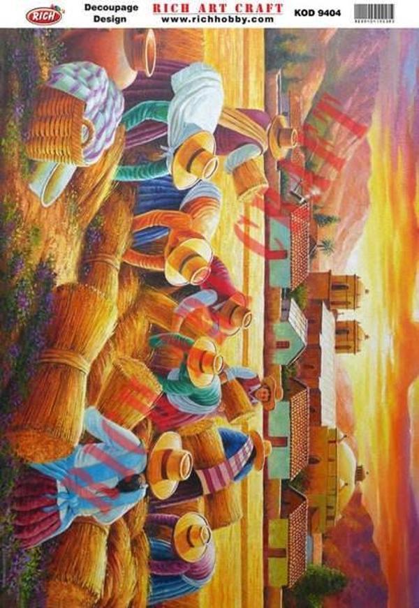 Rich Dekopaj Kağıdı 33x48 cm. 9404 - Image 1