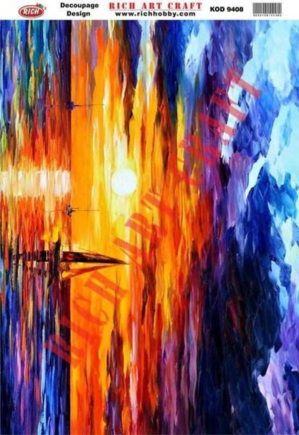 Rich Dekopaj Kağıdı 33x48 cm. 9408 - Image 1