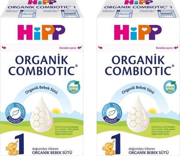 Hipp 1 Organik Combiotic Bebek Sütü 600gr X2adet - Image 1