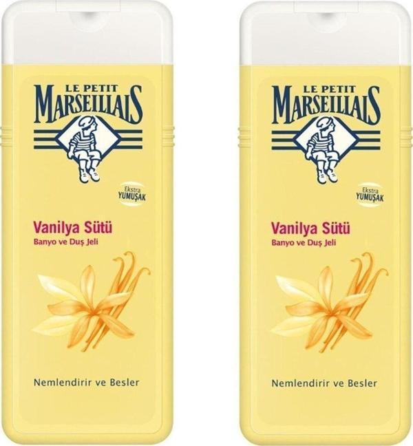 Le Petit Marseillais Duş Jeli Vanilya 400Ml+400Ml - Image 1