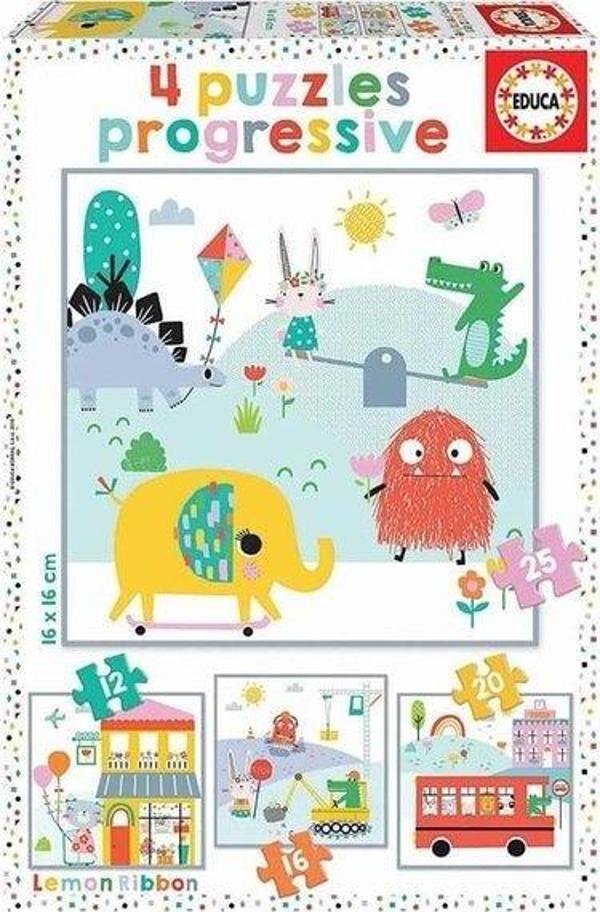 Educa 18061 Progress Lemon Ribbon Puzzle Seti - Image 1