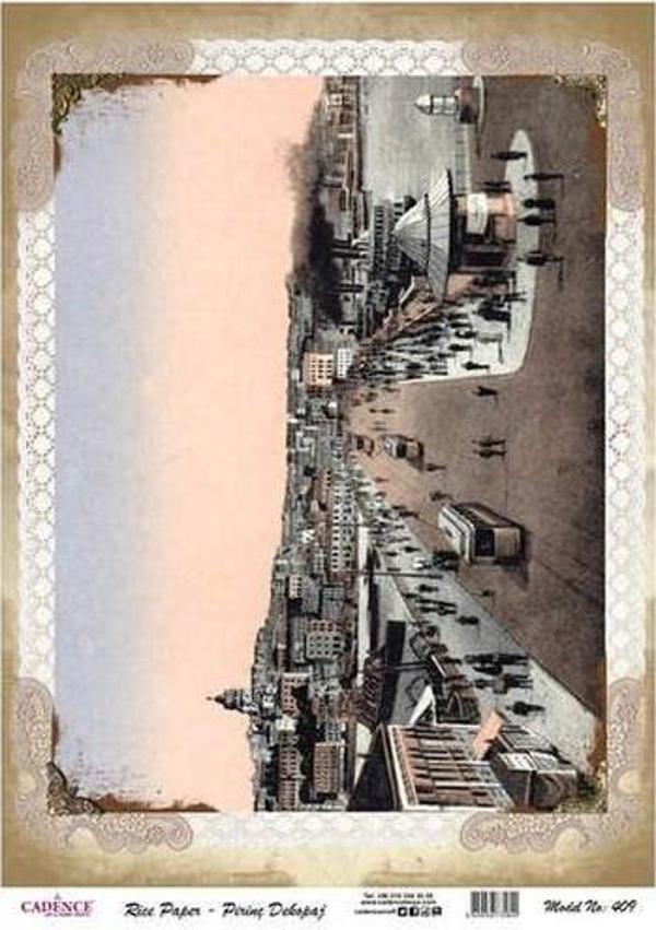 Cadence Pirinç Dekopaj Kağıdı Model 409 - Image 1