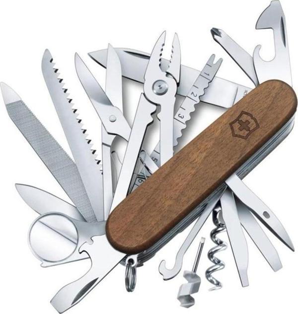 Victorinox 1.6791.63 SwissChamp Ceviz Ağacı Yüzeyli Çakı - Image 1