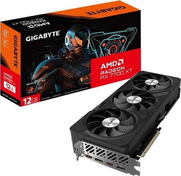 GIGABYTE Radeon RX 7700 XT GAMING OC 12G GDDR6 192Bit AMD Ekran Kartı -GV-R77XTGAMING OC-12GD - Image 1