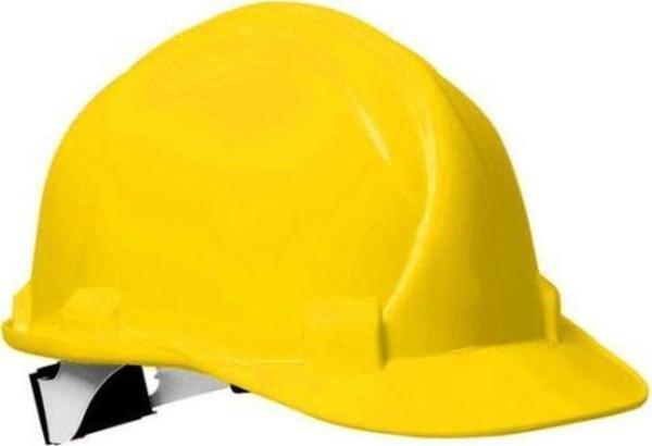 Essafe 1537 Plastik İçlikli Vidalı Deliksiz Baret Sarı - Image 1
