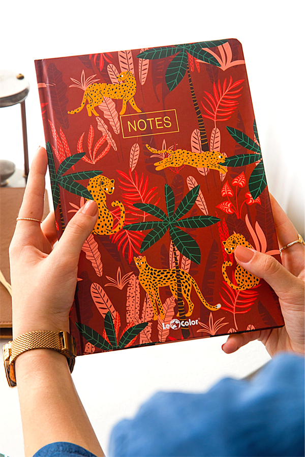 Tropikal Defter Düz Kırmızı 17x24 cm - Image 1