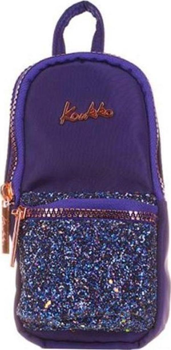 Kaukko Junior Bag Bright Kalem Çantası Taşlı Lacivert K2556 - Image 1